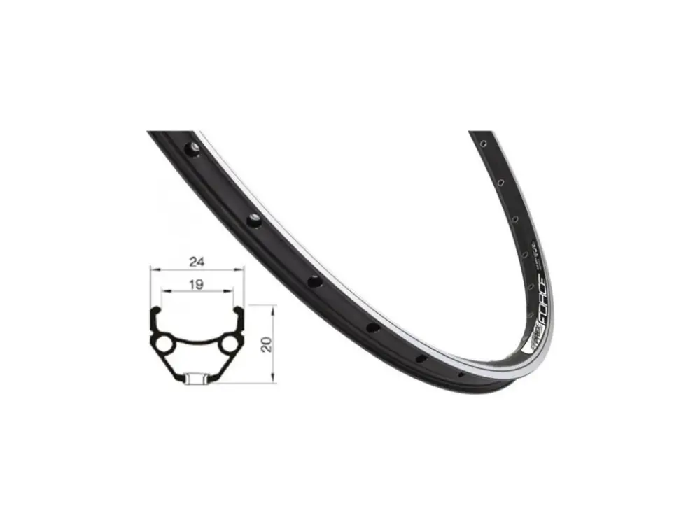 ráfek Force PRIME 28/29" 622x21 32děr černý Bezpečná Platba
