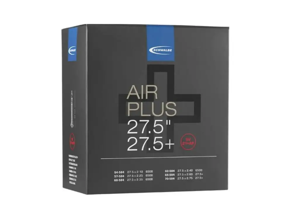 duše Schwalbe Air Plus 27,5" AV21+AP 29x2,1-2,6 AV 40mm Sleva