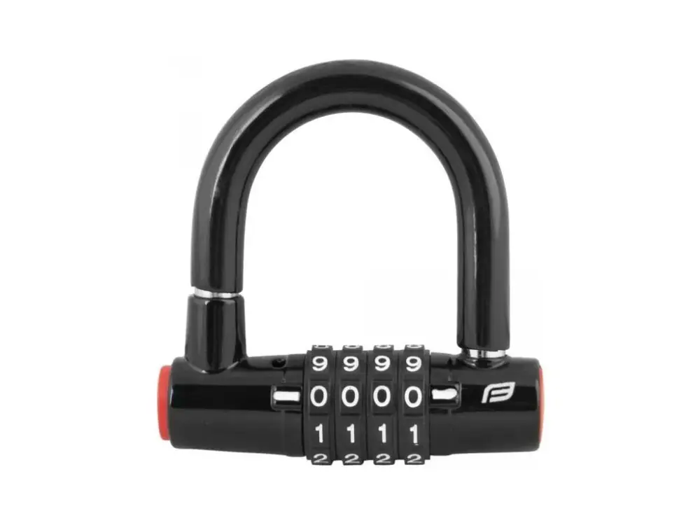 Víkendová Akce zámek Force Mini podkova 9cm x 8,7cm Fe černý