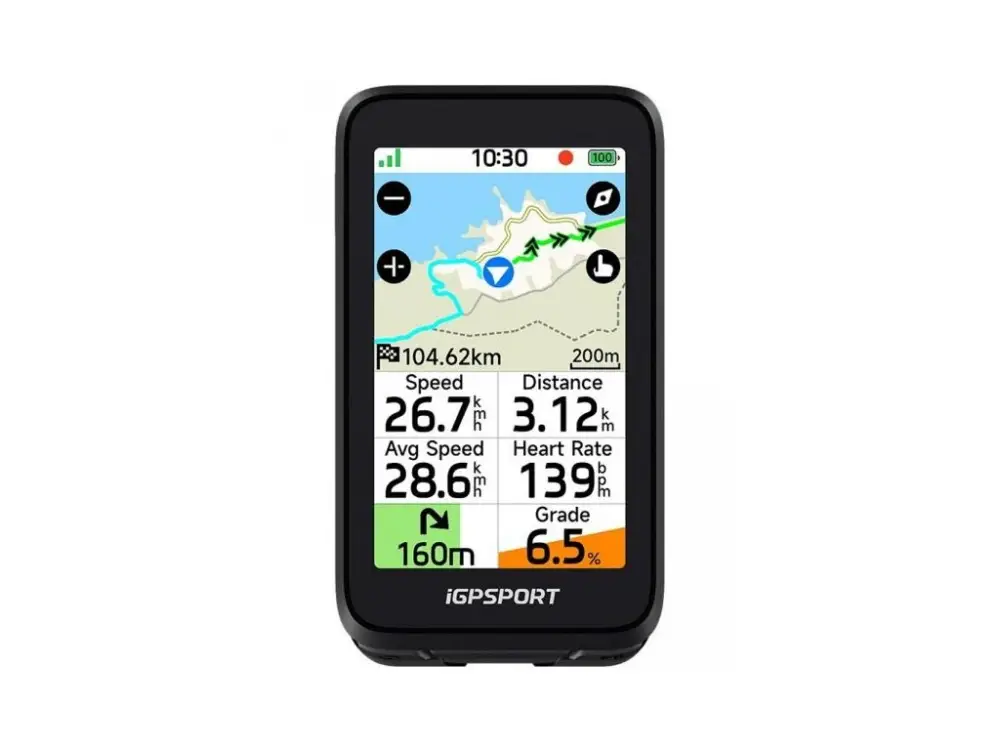 Super Cena iGPSport BiNavi Air computer s GPS navigací