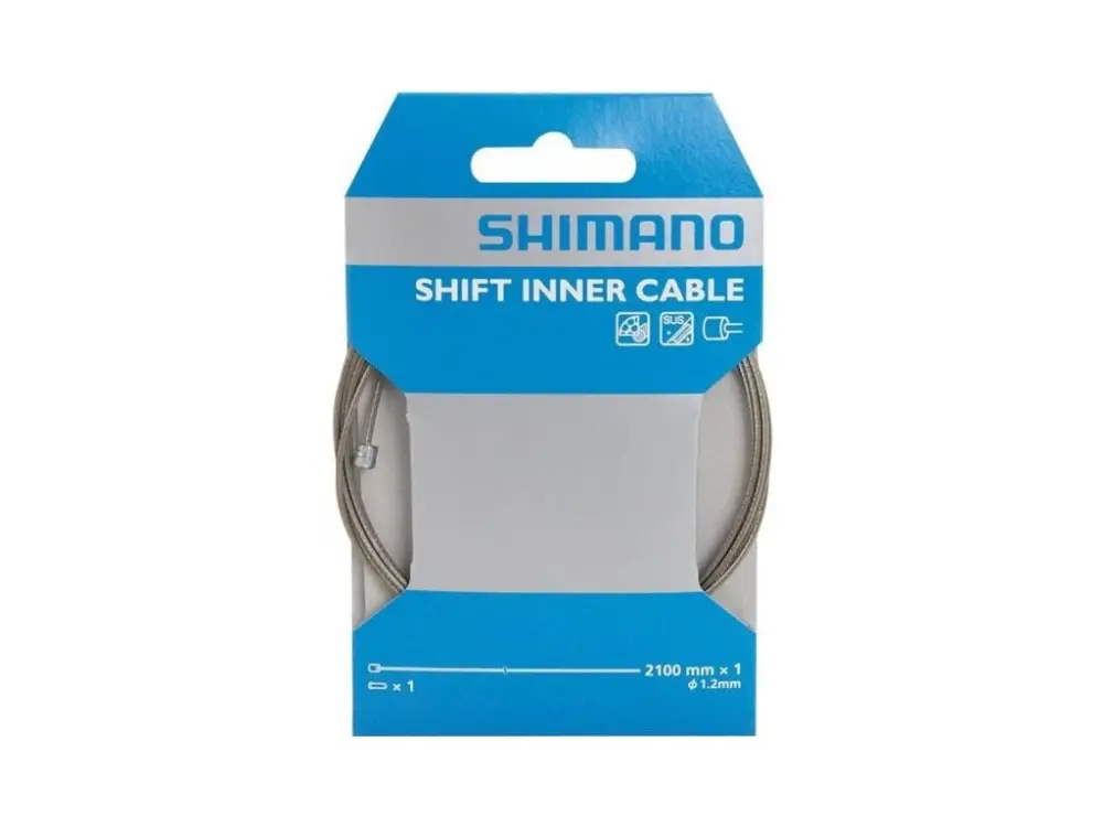 lanko Shimano řadící 2,1m x 1,2mm nerez 1ks Doprava Zdarma
