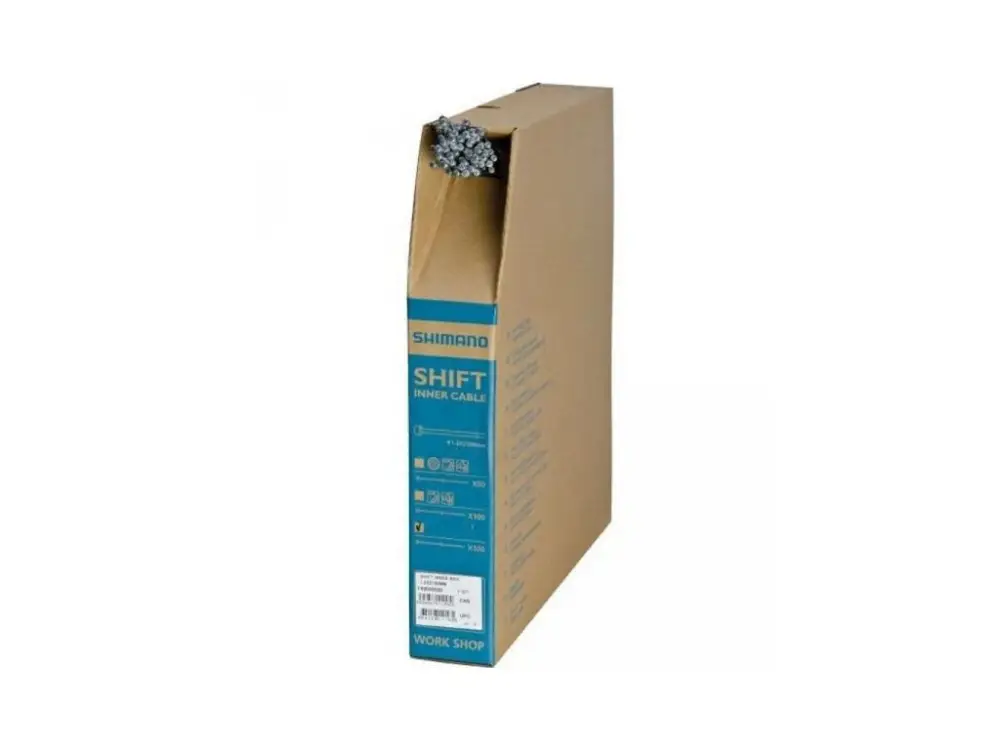 Jen Po Omezenou Doba lanko Shimano řadící 2,1m x 1,2mm nerez 100ks Box