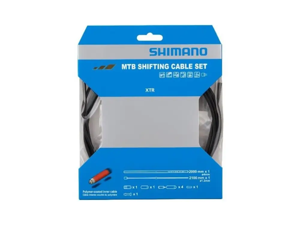 Výhodná Nabídka bowden + lanko Shimano XTR SL-M9000 polymer