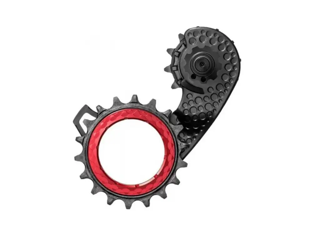 vodítko AbsoluteBlack Hollowcage pro Shimano R8100 červená Autentický