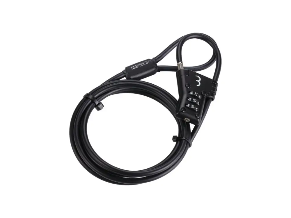 Rychlé Dodání Zámek na kolo kódový BBB BBL-51 MicroLoop 4.8x1500mm
