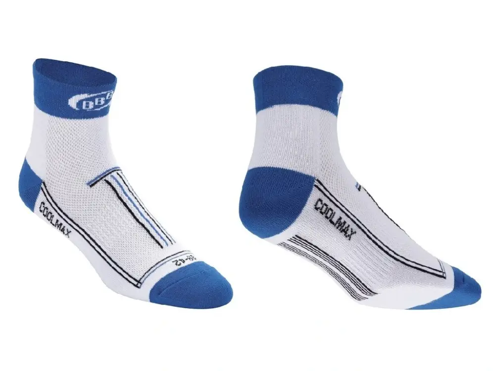 Výhodná Nabídka Ponožky BBB BSO-01 TechnoFeet bílo/modrá