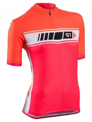 Sugoi Evolution Team Jersey dámský dres s krátkým rukávem red orange Přímo Od Výrobce
