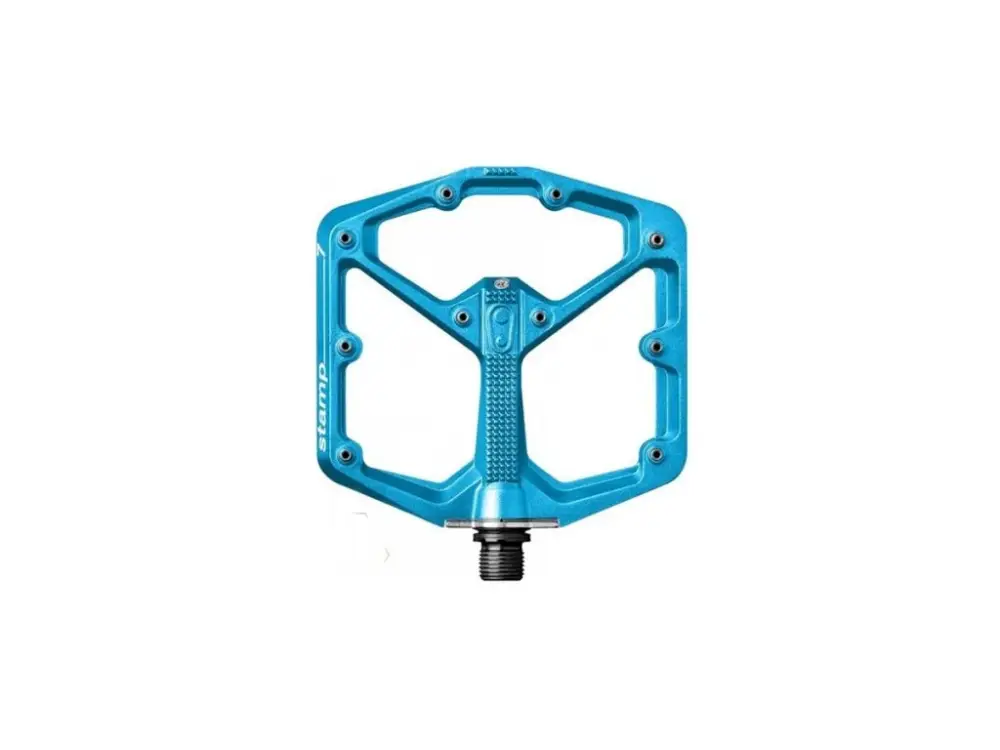 Pedály CRANKBROTHERS Stamp 7 Electric blue Large Aktuální