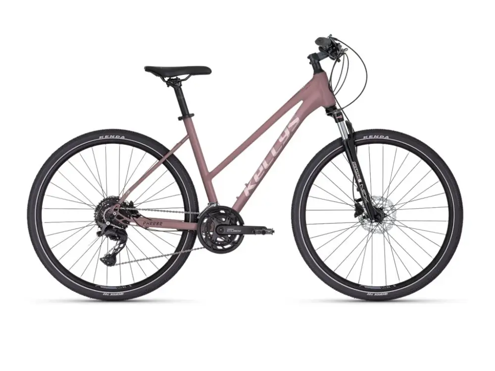 Levný Dámské trekové kolo KELLYS Pheebe 30 Rose gold 2025
