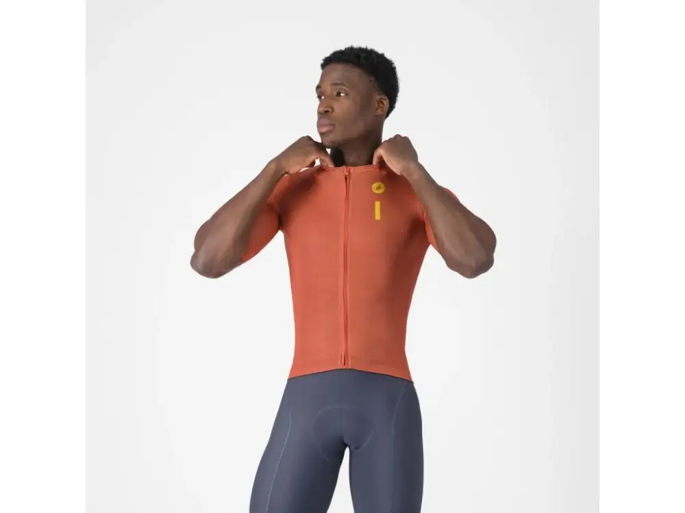 Dres Castelli Drittone logo Paprika/mango mojito Expresní Doručení