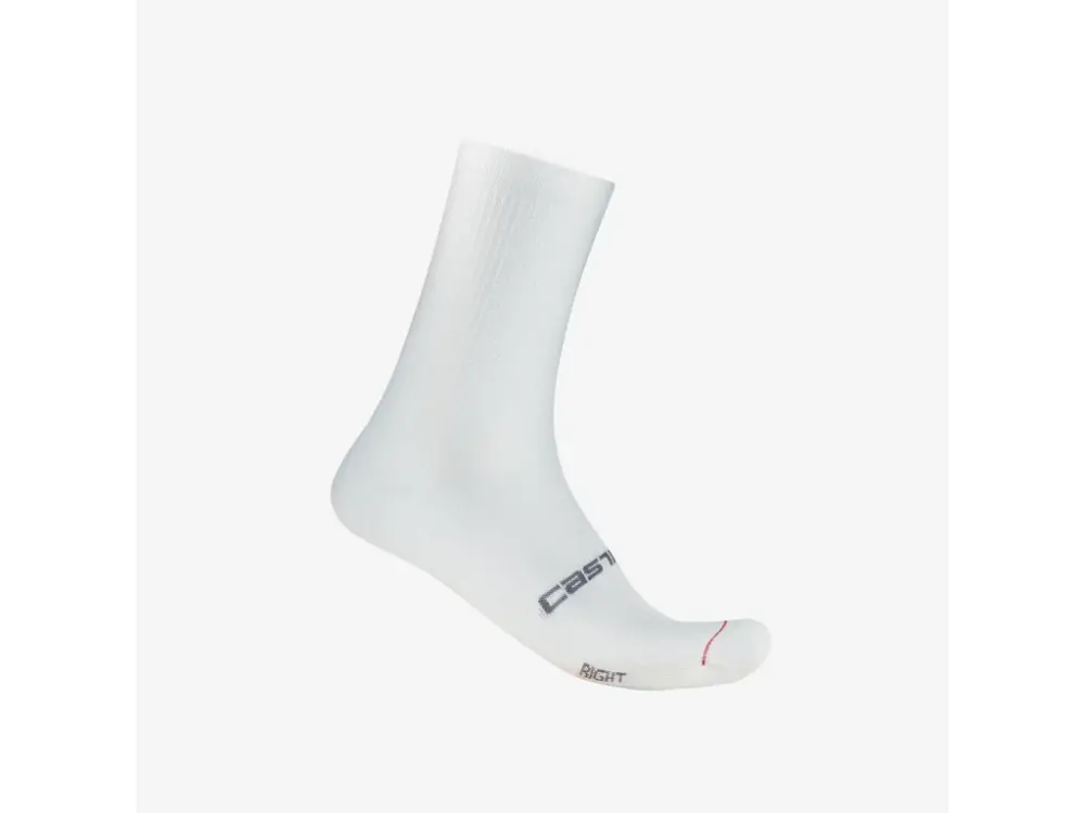 Must-Have Ponožky Castelli Espresso 18 white