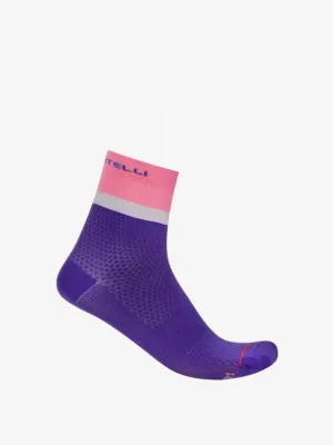 Ponožky Castelli Tonallogo W 12 Ultraviolet/rosa giro purple Autentický