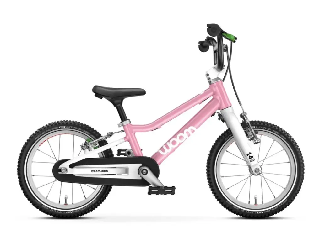 Dětské kolo WOOM 2 Go Powder pink 14" Novinka