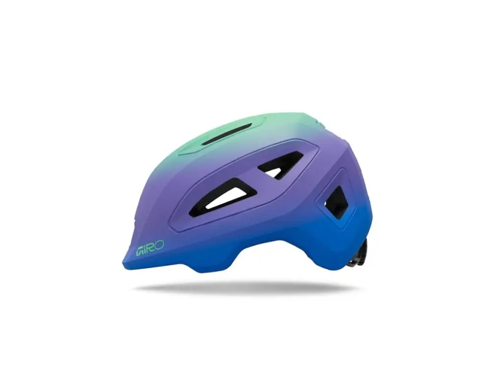 Helma GIRO Scamp 2 Mat blue jewel/vivid green fade Cenově Výhodný