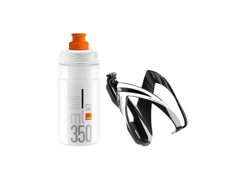 Akční Nabídka Elite Kit Ceo dětský košík + láhev 350 ml (čirá/oranžová)