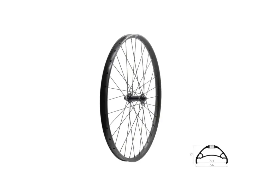 Rychlé Dodání KLS zapletené kolo přední 28/29" ASESINO disc (šířka 30 mm)