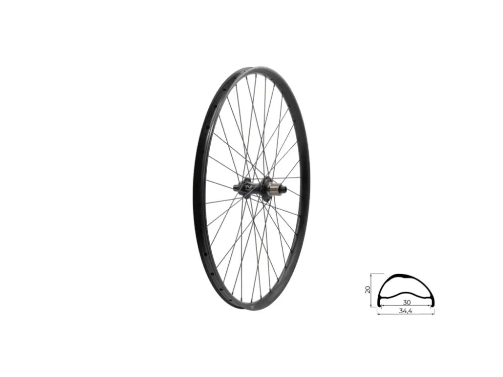 KLS zapletené kolo zadní 27,5" SEGADOR SL disc (šířka 30 mm) Vysoce Kvalitní