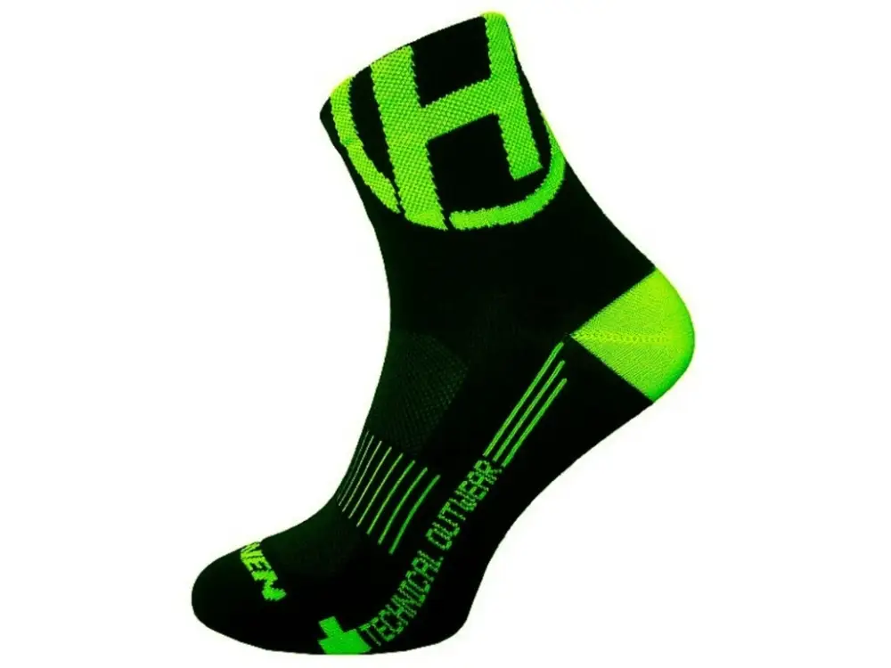 Cenově Výhodný Ponožky HAVEN Lite Neo black/green "40-41" (2páry) AD