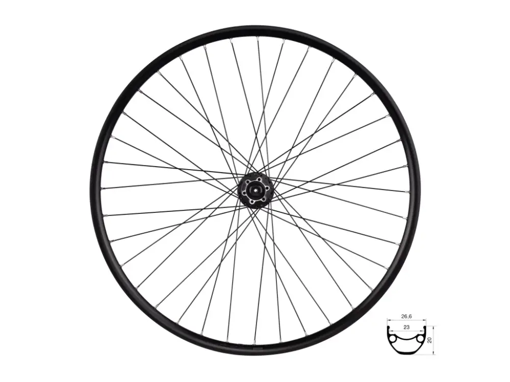 Vysoce Kvalitní FORCE zapletené kolo přední 28"/29" XC DISC 622x23 náboj Shimano