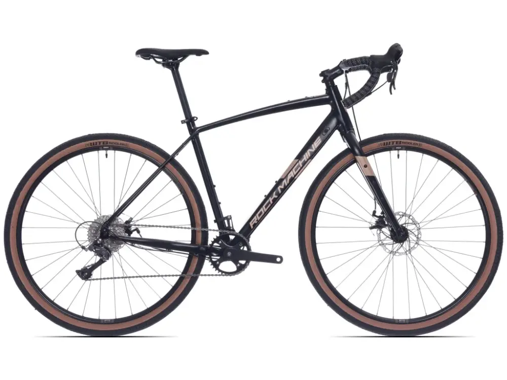 Rock Machine Gravelride 200 Gloss Black/Sand 2024 Levný