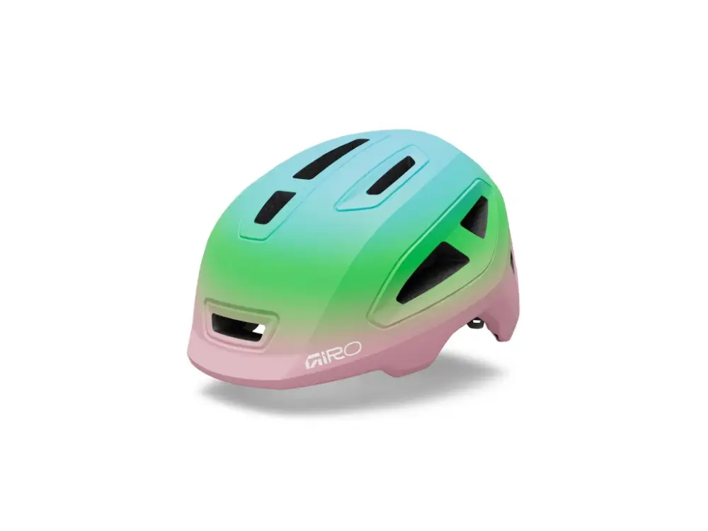 Oblíbený Giro helma Scamp II (Mat Light Pink/Green Fade)