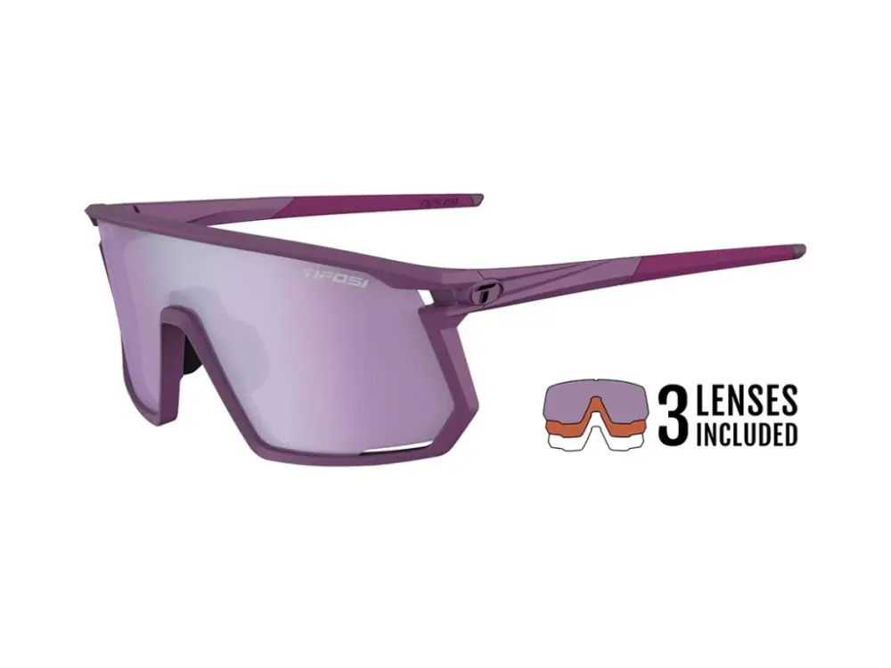 TIFOSI brýle Moab Plum Passion (Clarion Deep Purple/AC Red/Clear) Akční Nabídka