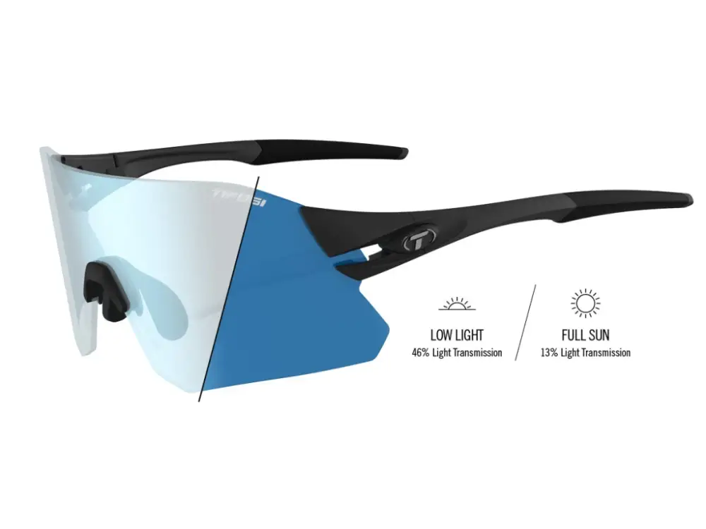 TIFOSI brýle Rail Matte Black (Clarion Blue Fototec) Víkendová Akce