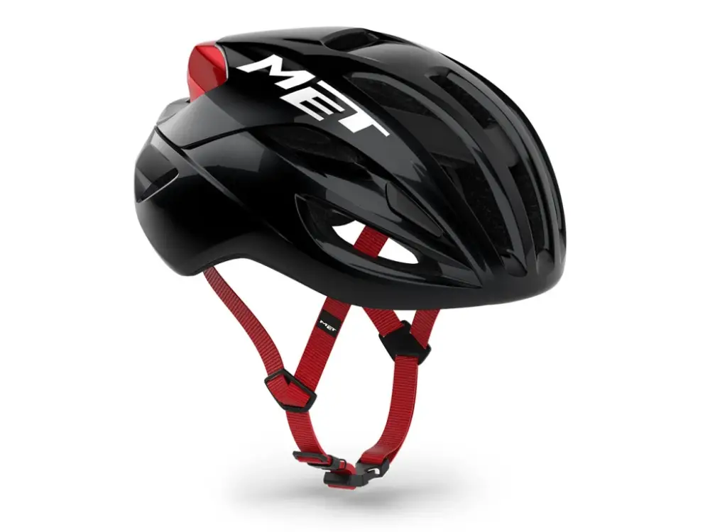 MET helma Rivale Mips (Black Red | Glossy) Novinka