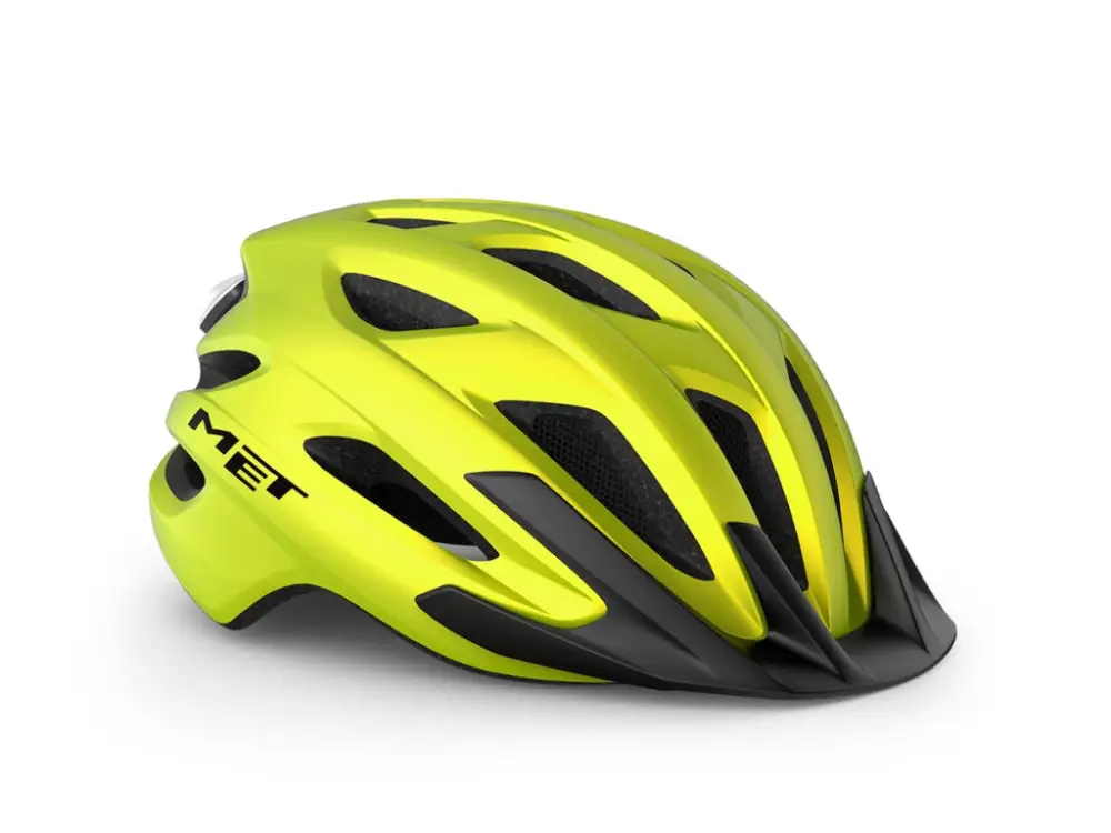 Poslední Šance MET helma Crossover Mips (Lime Yellow Metallic | Matt)