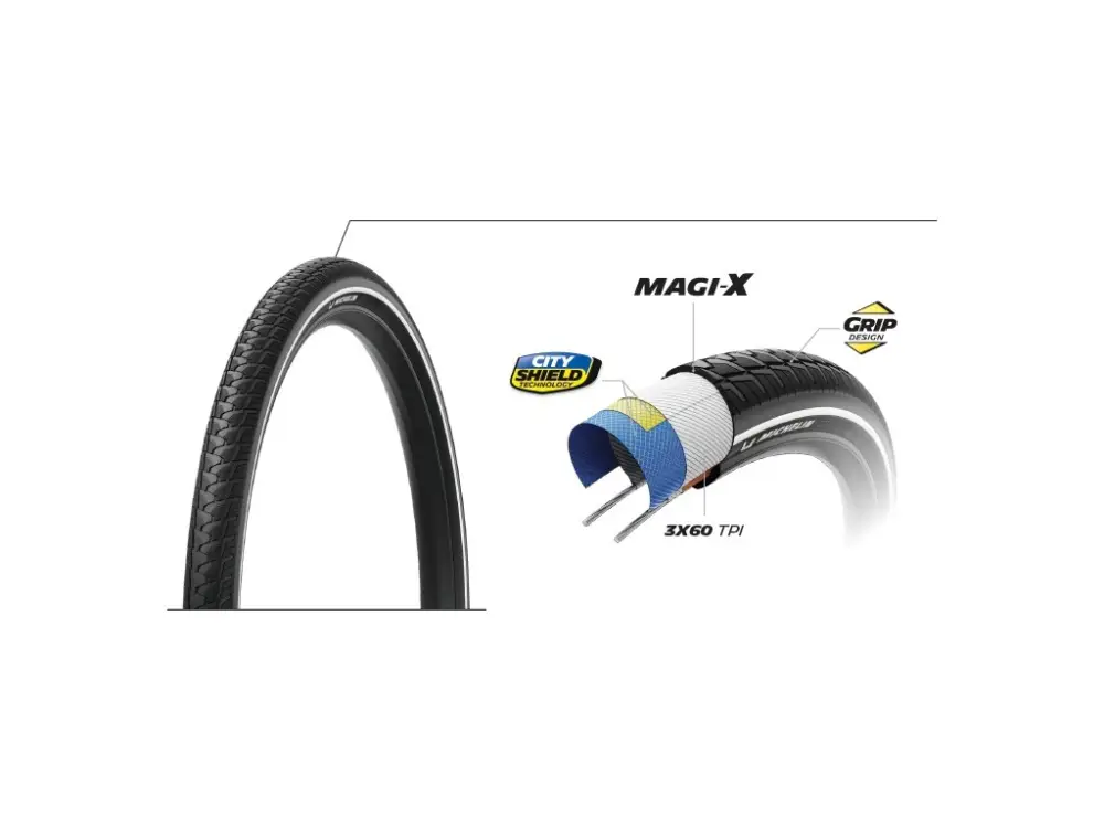 Michelin plášť City Touring (drát) 27,5X2.40 (černá) Finální Výprodej