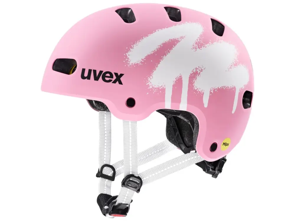 Uvex helma dětská Kid 4 style MIPS (spray strawberry matt) Koupit Online