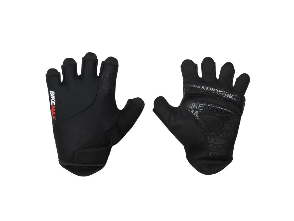 Vysoce Kvalitní BIKEMAX rukavice DNA PRO gel (černé)