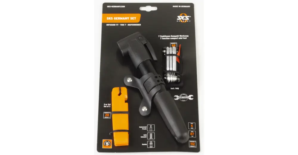 Autentický Set Pumpička, nářadí SKS TOM 7 a montpák