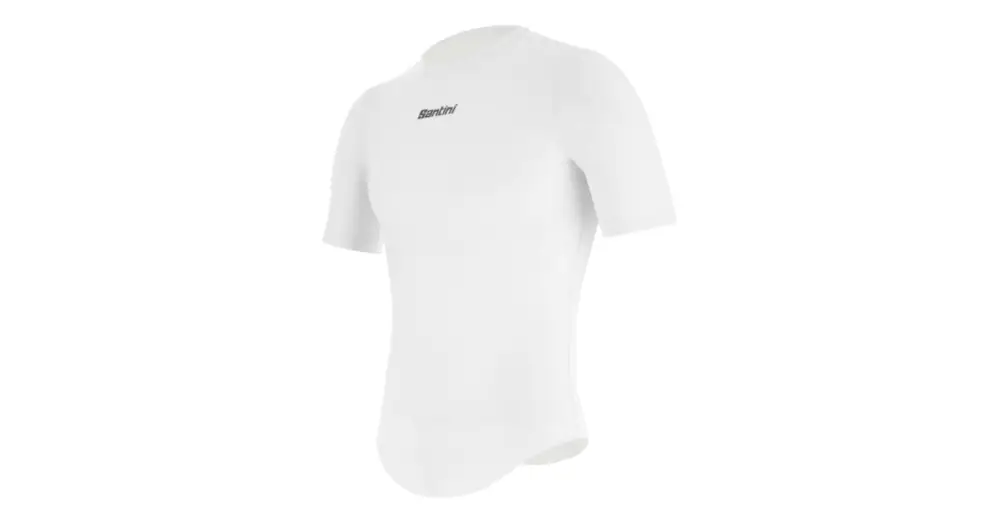 Značkový Unisex funkční tričko SANTINI Delta White