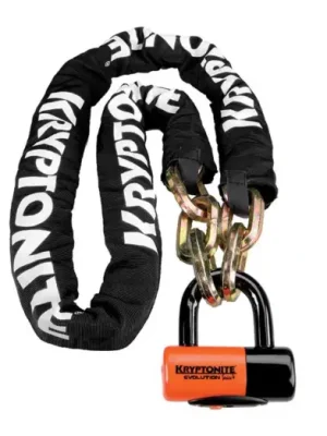 Zámek na klíč KRYPTONITE New York Chain 1210 & Evolution Disc Lock Novinka