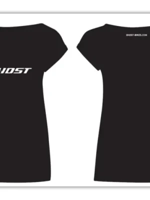 Dámské triko GHOST Logo Black/White Dokud Zásoby Vydrží
