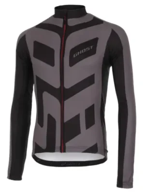 Dres s dlouhým rukávem GHOST Performance Black/Grey Super Cena
