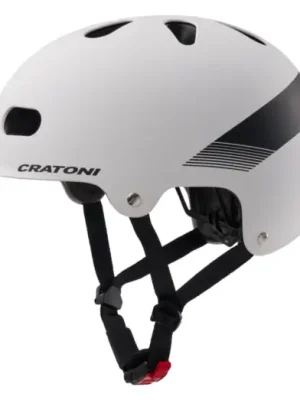 Cenová Bomba Dětská helma CRATONI C-Mate JR. White/Black Matt - S/M (54-58cm)
