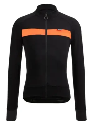 Expresní Doručení Dres s dlouhým rukávem SANTINI Adapt Wool Orange