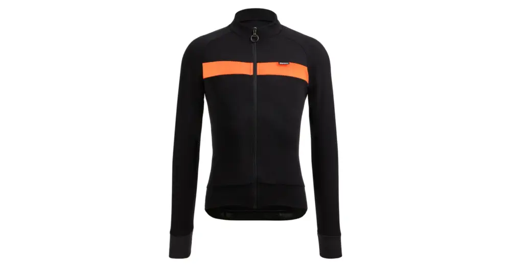 Expresní Doručení Dres s dlouhým rukávem SANTINI Adapt Wool Orange