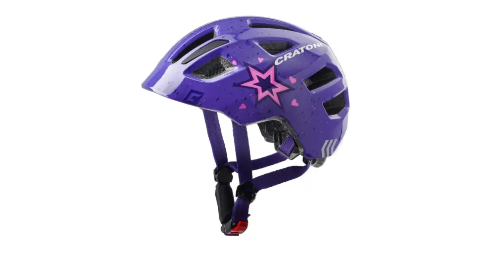 Nová Kolekce Dětská helma CRATONI Maxster Star Purple Glossy