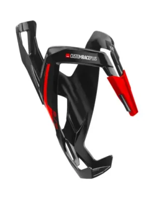 Ověřený Košík na láhev ELITE Custom Race Plus Glossy Black/Red