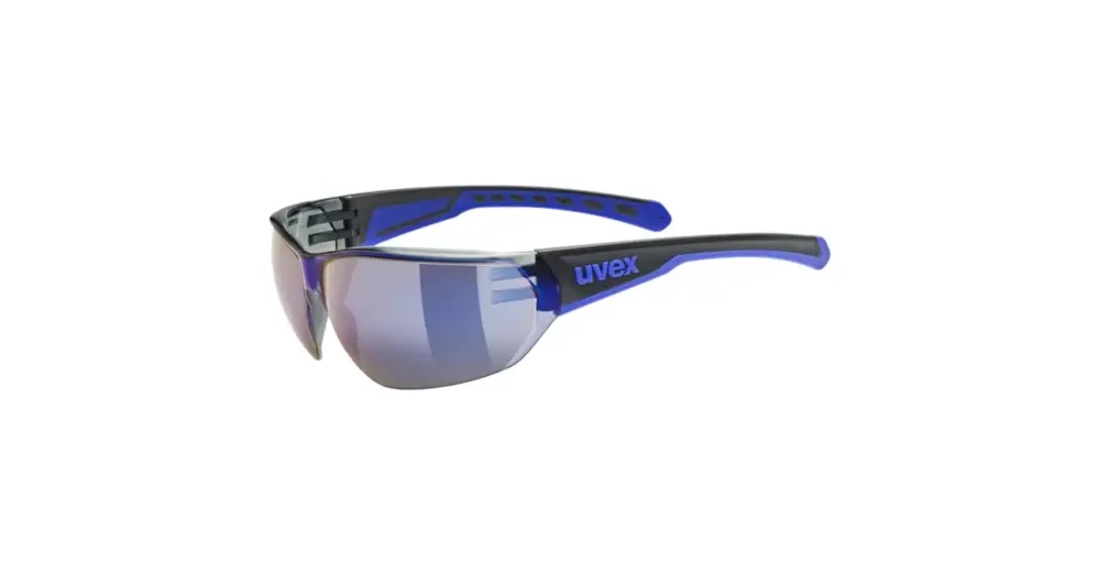 Brýle UVEX Equate Black-Blue Matt/ Mir.Blue S3 Značkový