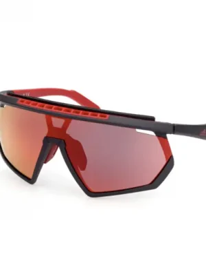 Zlevněný Sluneční brýle ADIDAS Sport SP0029-H Matte Black/Roviex Mirror