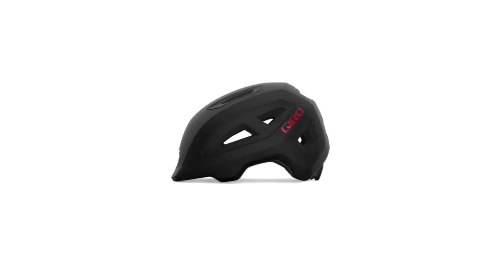 Helma GIRO Scamp II Mat Black/Red Rychlé Dodání