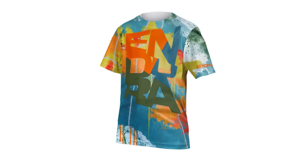 Dětský dres ENDURA SingleTrack Core Tee Mustard Dokud Zásoby Vydrží
