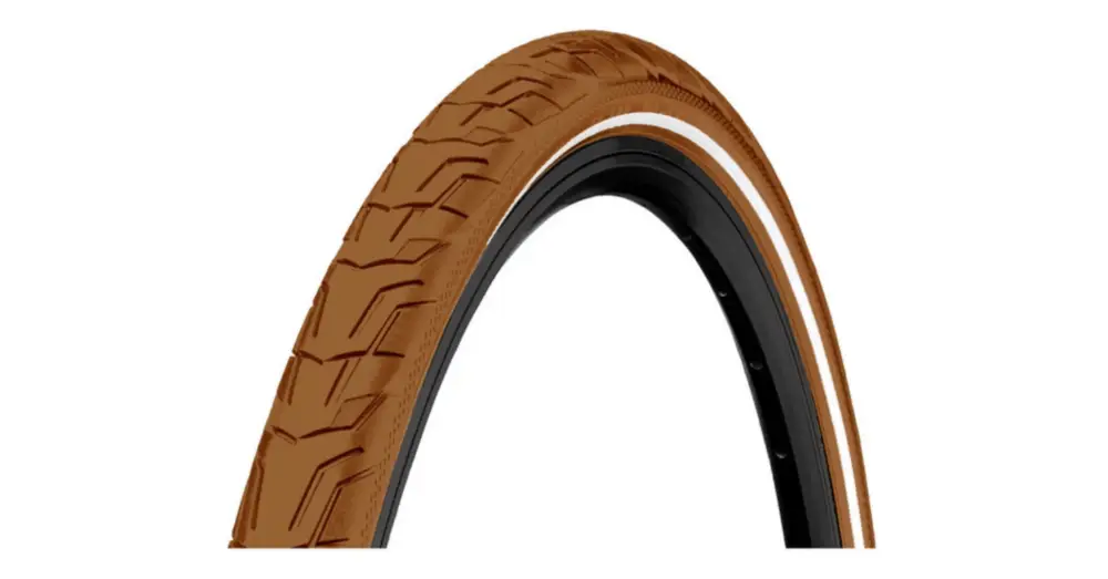 Hit Sezóny Plášť CONTINENTAL Ride City 28 Reflex Brown drát - 700x37C