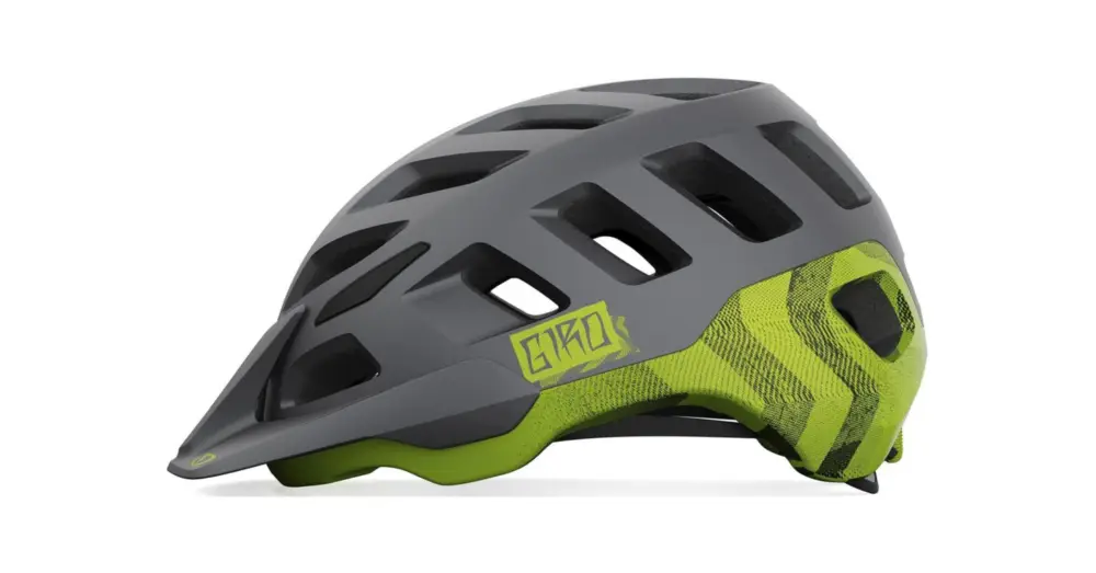 Výprodej Helma GIRO Radix Mat Metalic Black/Lime