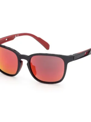 Rychlé Dodání Sluneční brýle ADIDAS Sport SP0033 Matte Black/Roviex Mirror