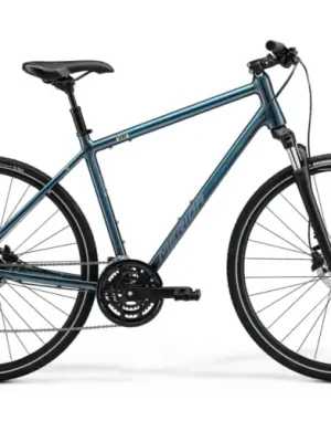Finální Výprodej MERIDA Crossway 100 Teal-Blue (Silver-Blue/Lime)